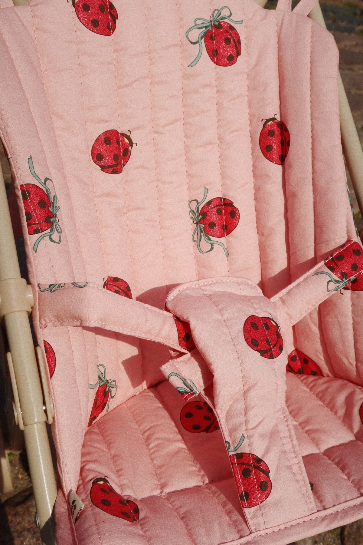 Konges Sløjd Doll Ladybug Glitter Stroller Ks102209
