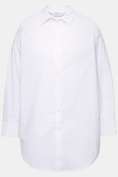 Bluse, oversized, Rücken-Knopfleiste, Langarm