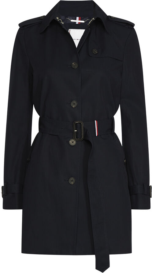 Tommy Hilfiger HERITAGE SINGLE BREASTED TRENCH Blå