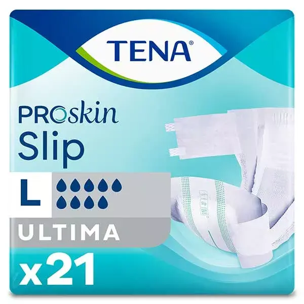 Cuecas TENA Proskin Ultima Complete, tamanho G, 21 unidades