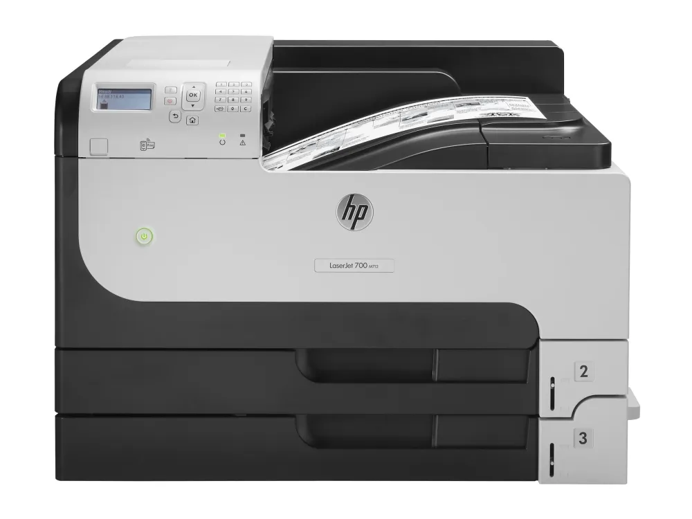 HP LaserJet Enterprise 700 Printer M712dn - Printer - S/H - Duplex - laser - A3/Ledger - 1200 dpi - op til 41 spm - kapacitet: 600 ark - USB, Gigabit LAN, USB vært