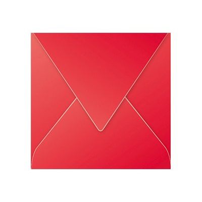Pollen - 20 Enveloppes - 165 x 165 mm - 120 g/m² - rouge