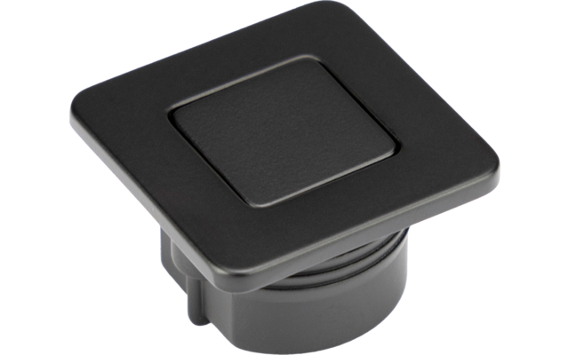 Confurn Push Lock + Push In Schloss Druckknopf mit Rosette schwarz