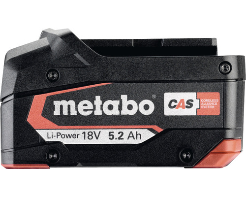 Vervangende accu Metabo 18V Li-Power (5,2 Ah)