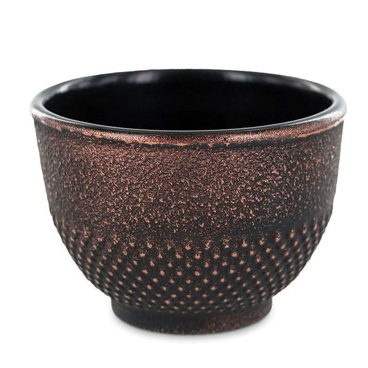 2 tasses en fonte noir et bronze - 0,15 L Aromandise