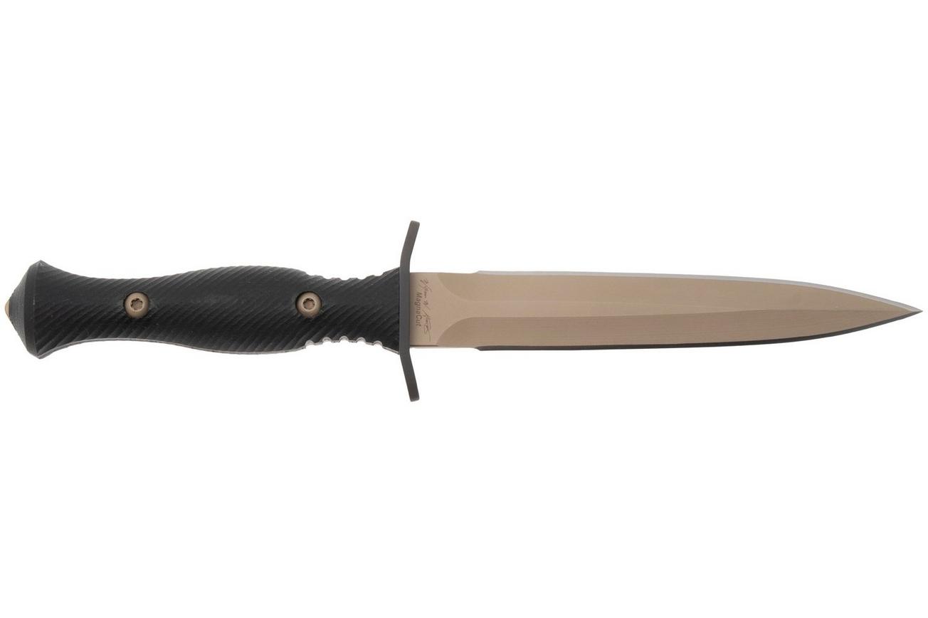 Spartan Blades Harsey Dagger SB49DEBKKYTN Flat Dark Earth, Black Micarta, dolk, kydex schede