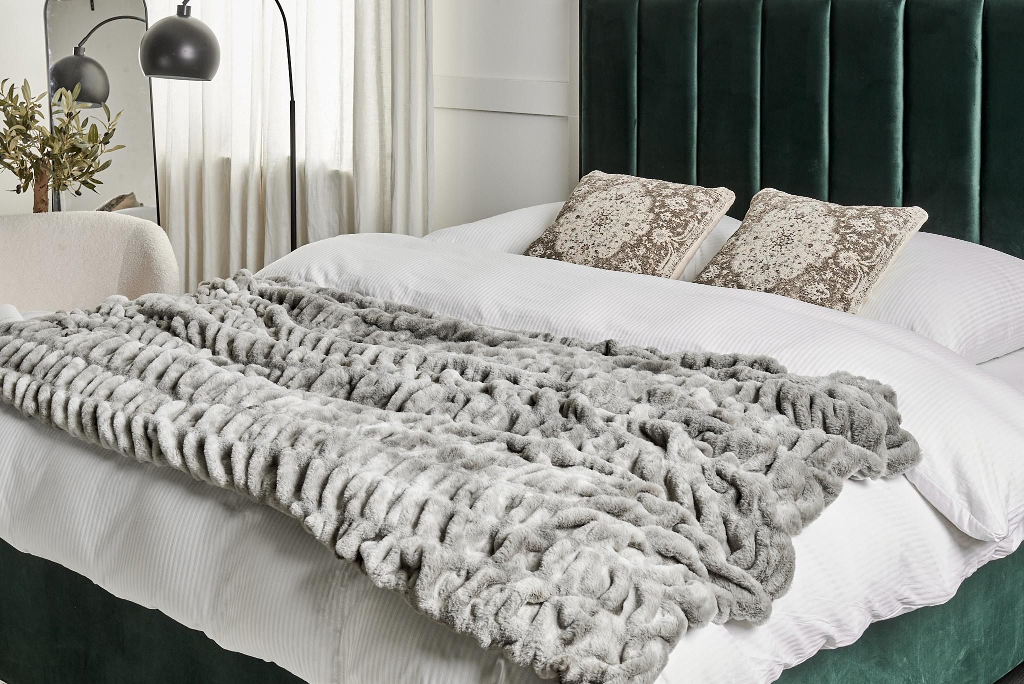 Sprei MACODES Nepbont 150 x 200 cm Grijs