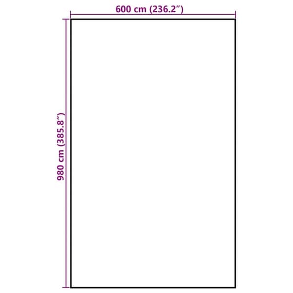 vidaXL Høystakkpresenning 9,8x6 m 140 g/m² polypropylen