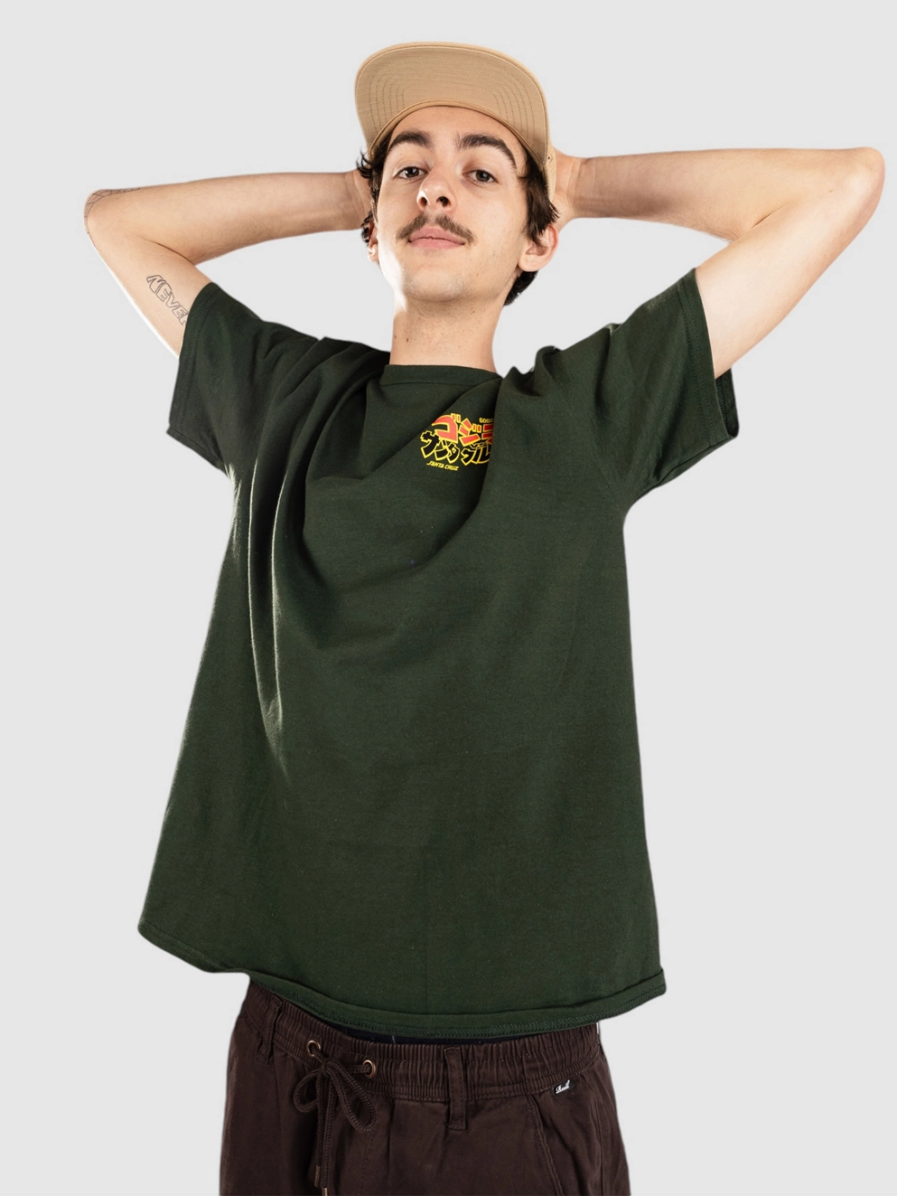 Santa Cruz X Godzilla Natas Mothra T-Shirt forest