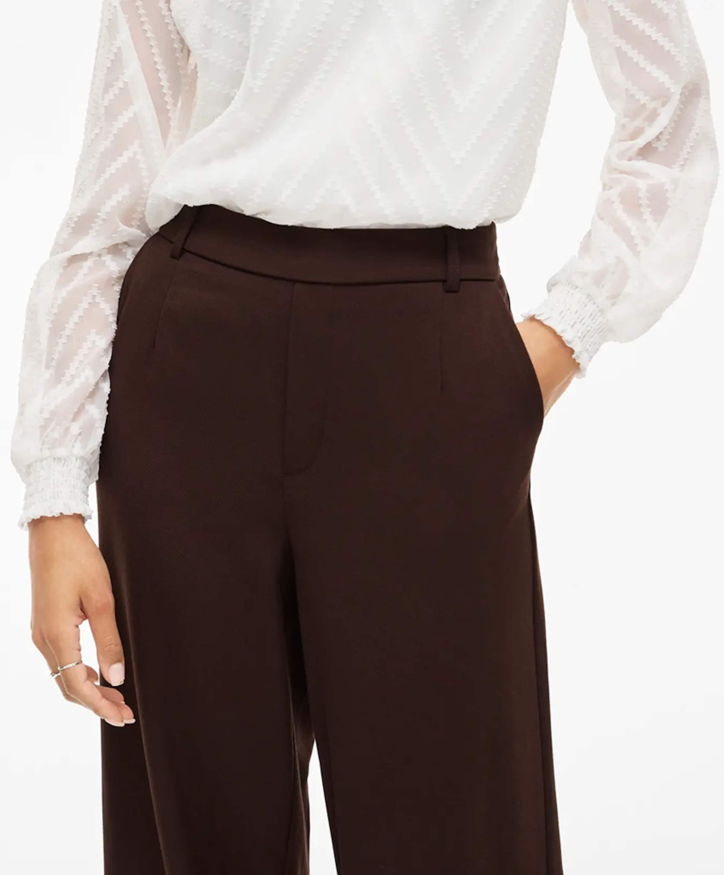 Vila VIVARONE HW WIDE - NOOS dames broek bruin