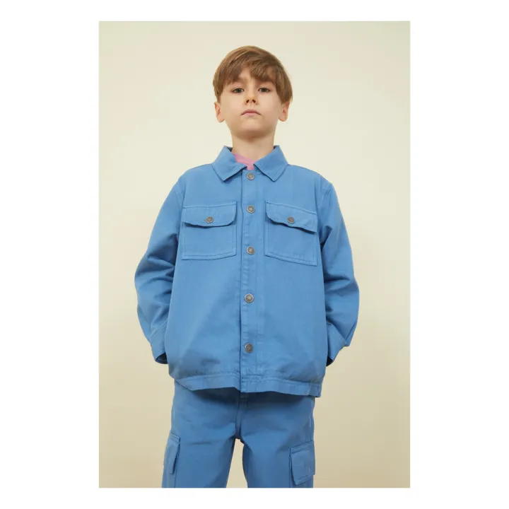 SMALLABLE BASICS Chemise en Denim Garçon | Bleu azur