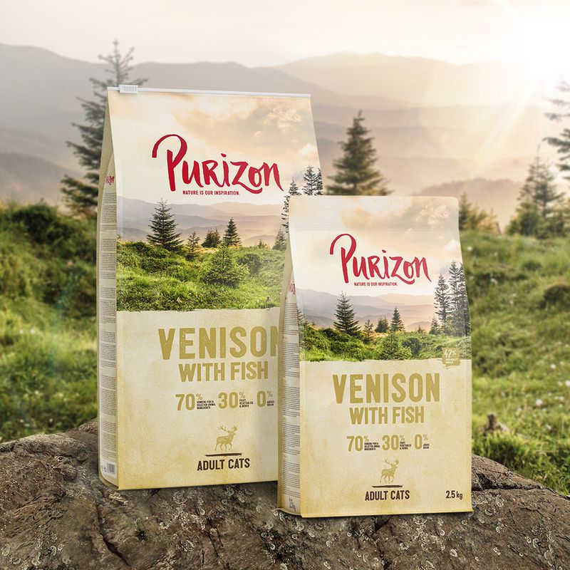Purizon Adult, cerf & poisson - sans céréales