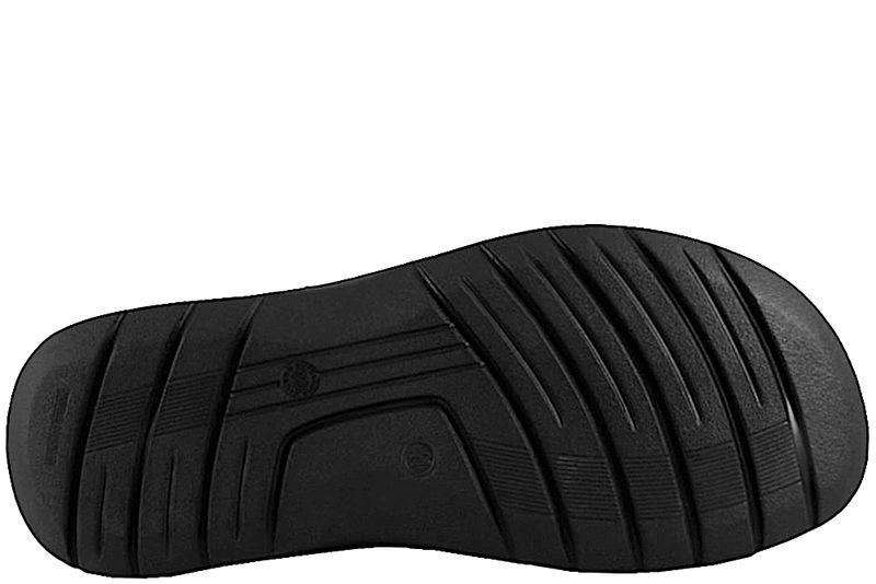 ROHDE SANDAL I MØRKEBRUNT SKIND MED LUKKET SNUDE