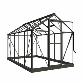 Royal Well Mary III kweekkas aluminium groengrijs 7,63 m²