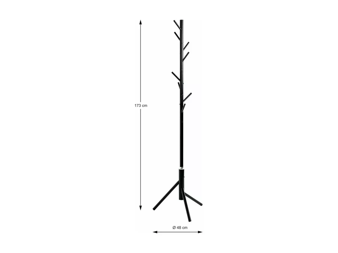 Porte manteau en métal - H173 cm