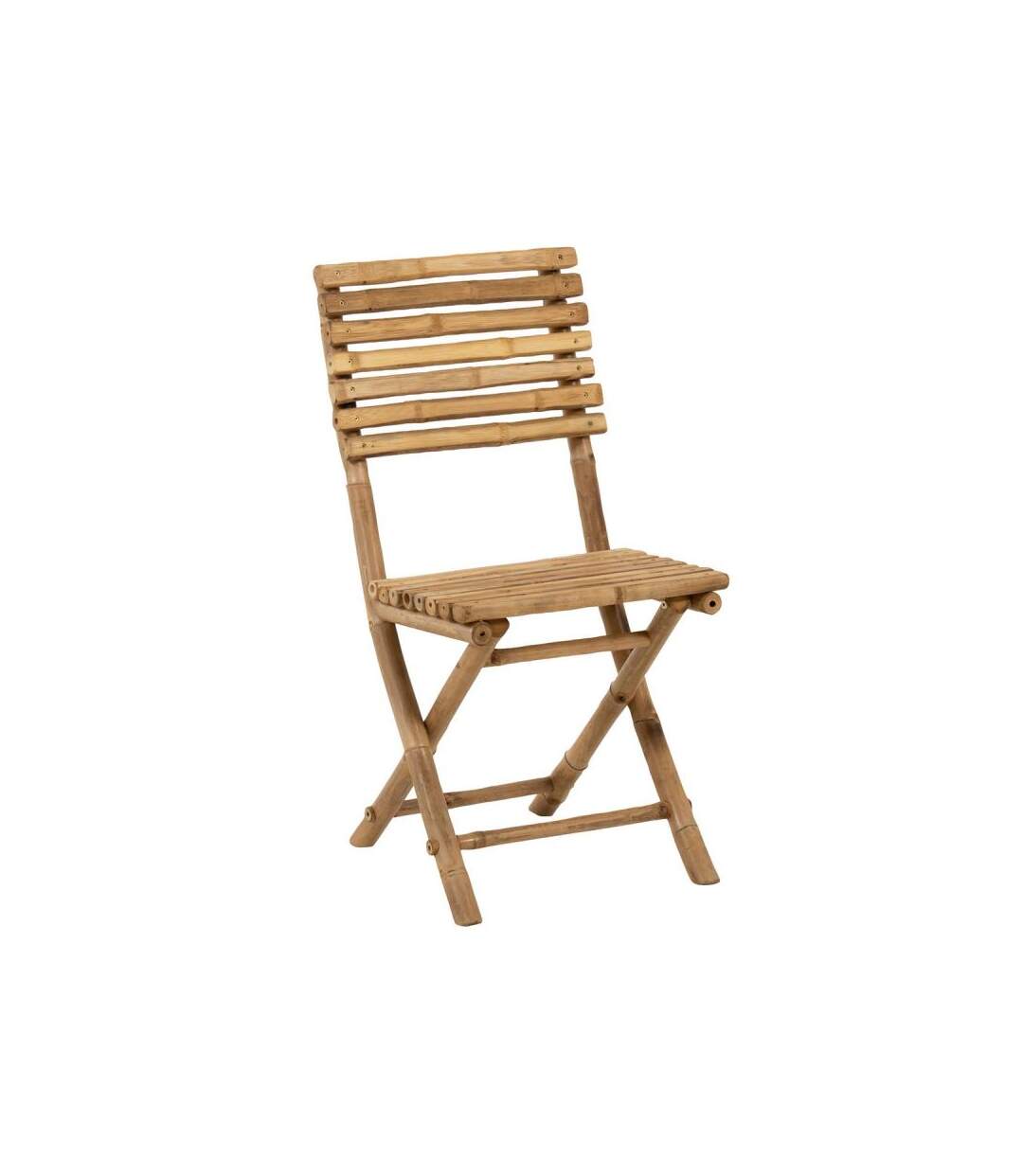 Paris Prix - Chaise Pliable Design bambou 98cm Naturel