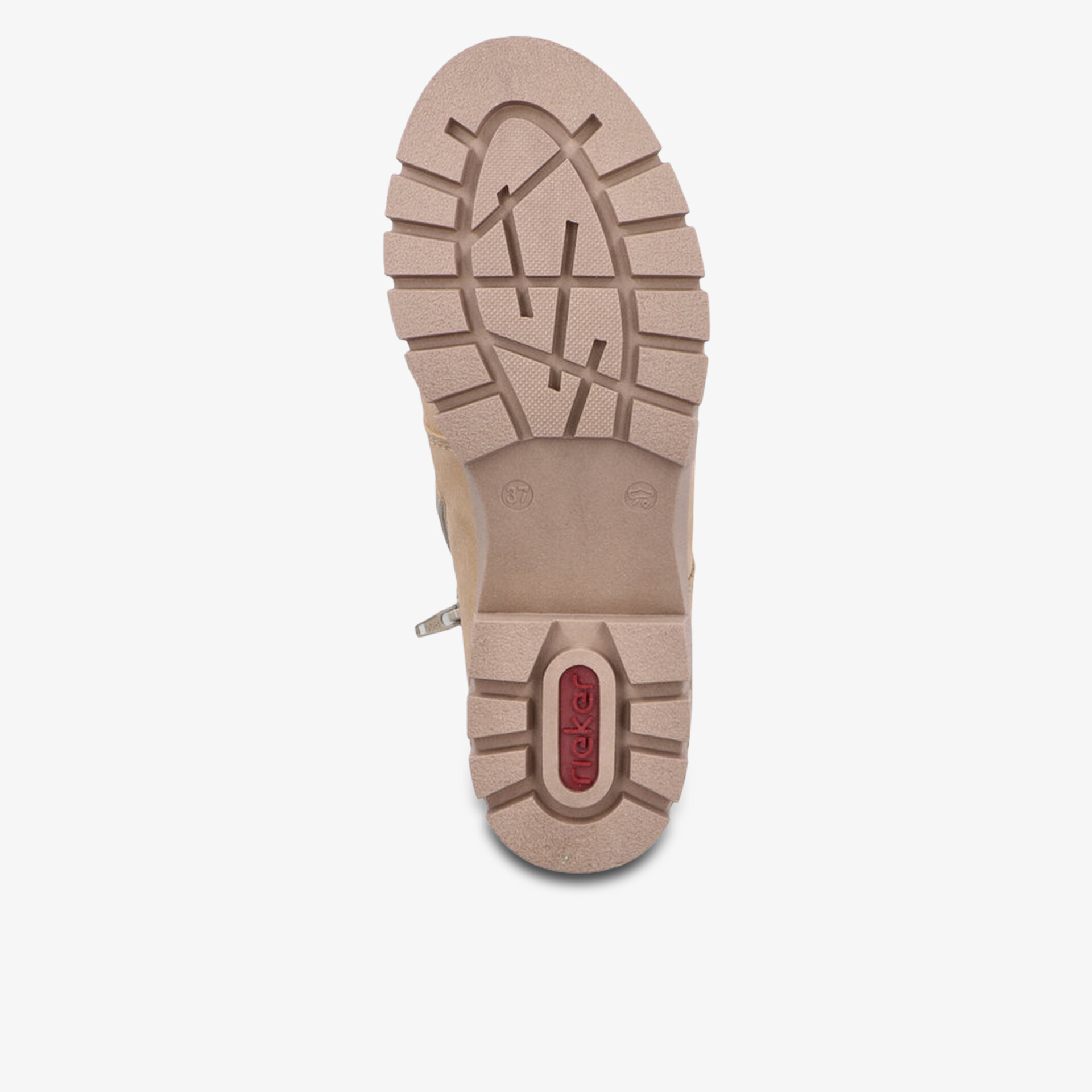 rieker Damen Schnürstiefeletten beige