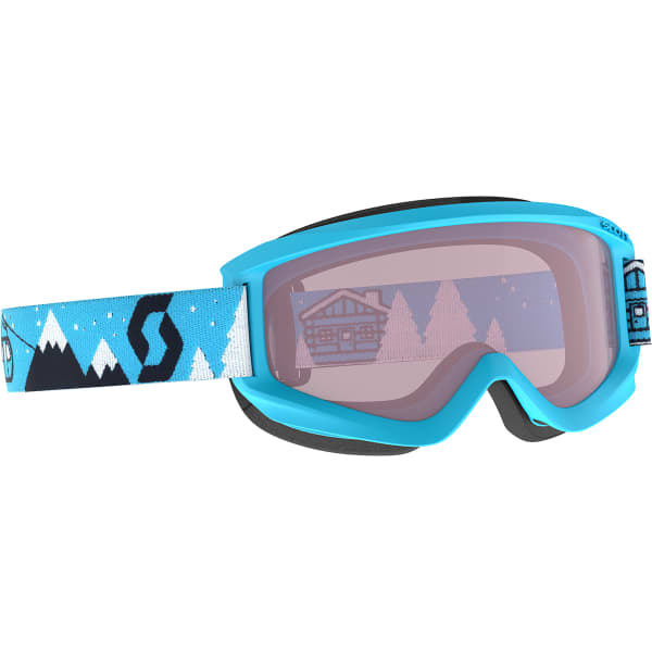 Masque de ski SCOTT JR AGENT BLUE/WHITE / ENHANCER