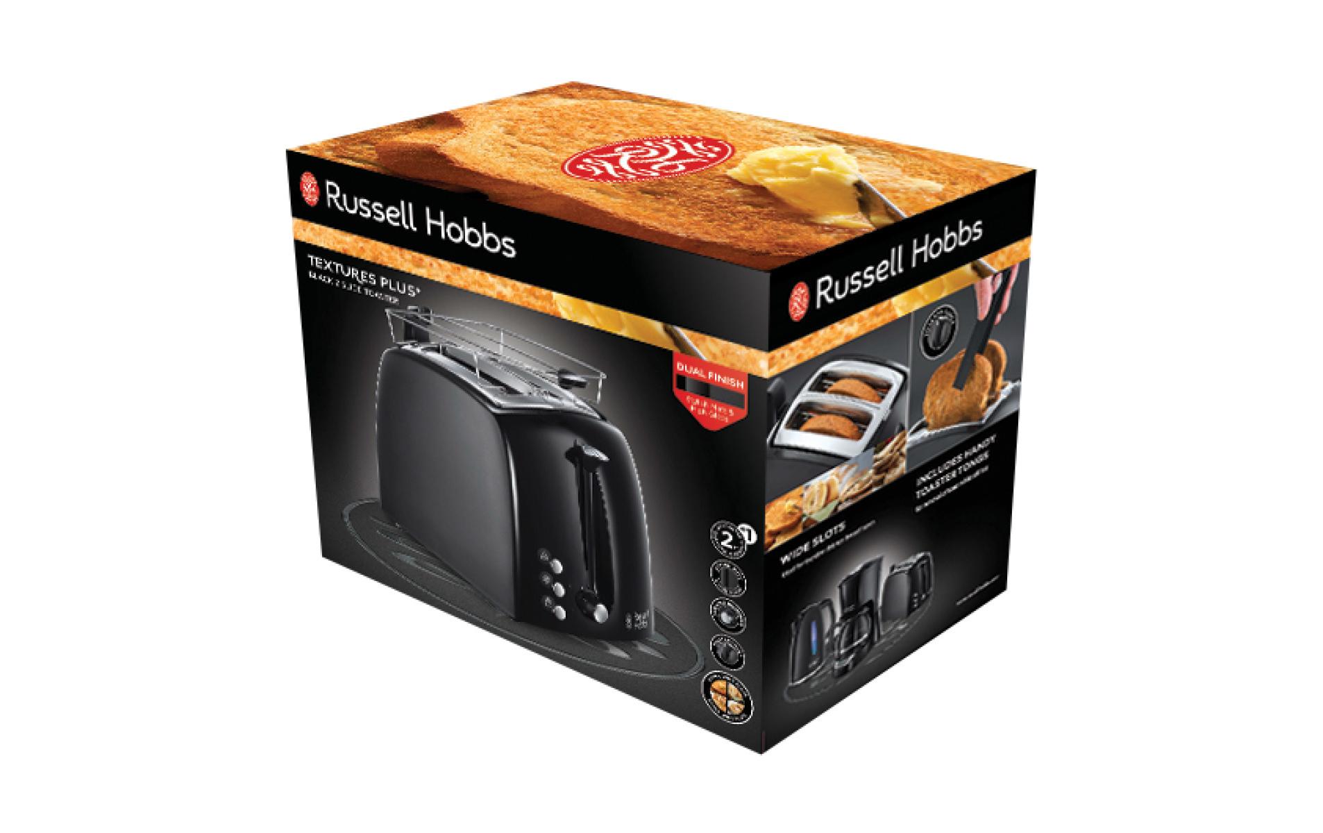 Toaster Textires SchwarzKlassischer Toaster