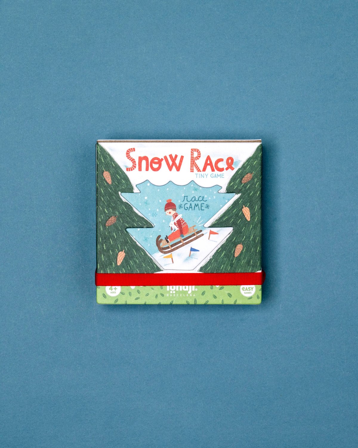 Brettspill Barn 4år+, Pocket size – Lagspill “Kappløpsspill” | Snow Race Tiny Game