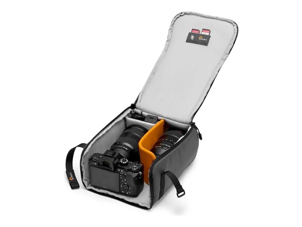 Lowepro Photo Sport BP 24L AW III (GY) - Rygsæk lille/mellem til digitalkamera med objektiver - grov - udendørs - 100 x 300D nylon, polyester - grå