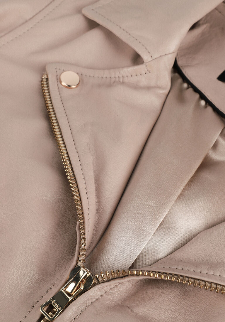 IBANA beige ibana leren jas bruna