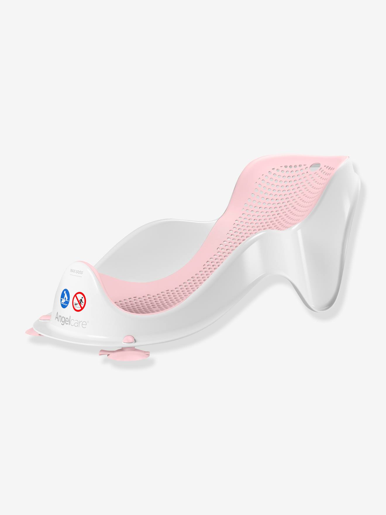 Rede de banho Fit ANGELCARE, tamanho médio, cinza liso