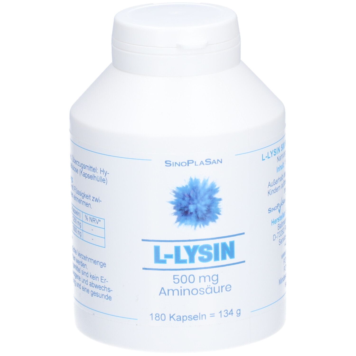 L-Lysin 500 mg Aminosäure
