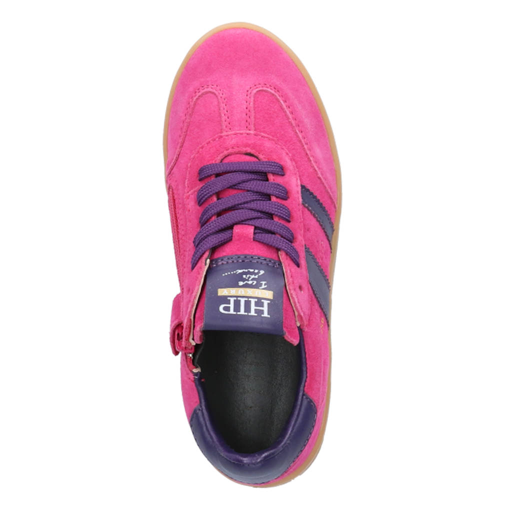 Hip suède sneakers fuchsia