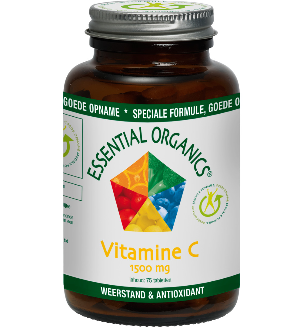 Essential Organics Vitamine C 1500mg (75 tabletten)