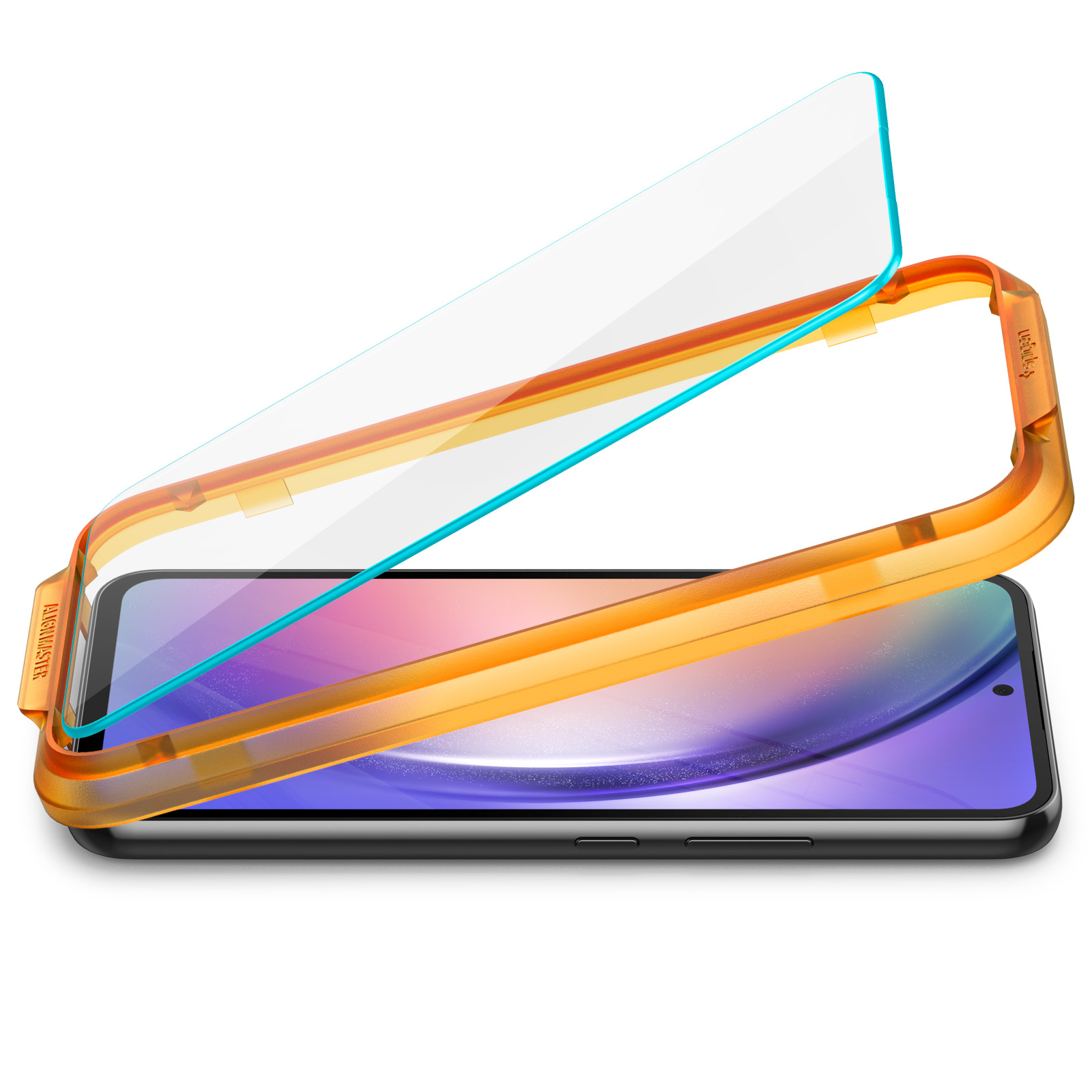 (2er Set) Samsung Galaxy A54 5G AlignMaster Glas Tr Clear Panzer Glas Case Friendly   Montagerahmen (AGL05966)