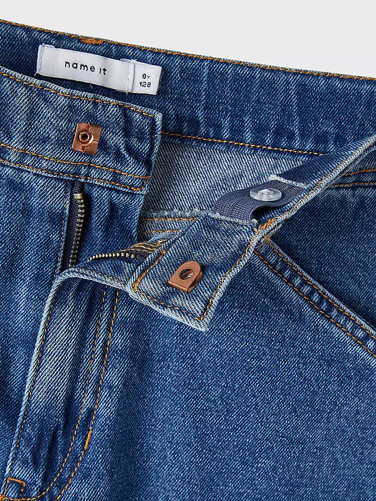 NAME IT Jungen Jeans Straight Fit NKMRYAN dunkelblau