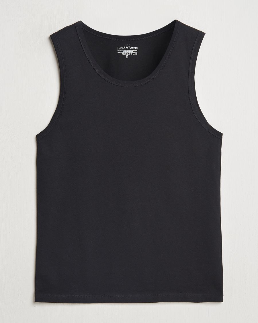 Bread & Boxers Relaxed Tank Top Black
