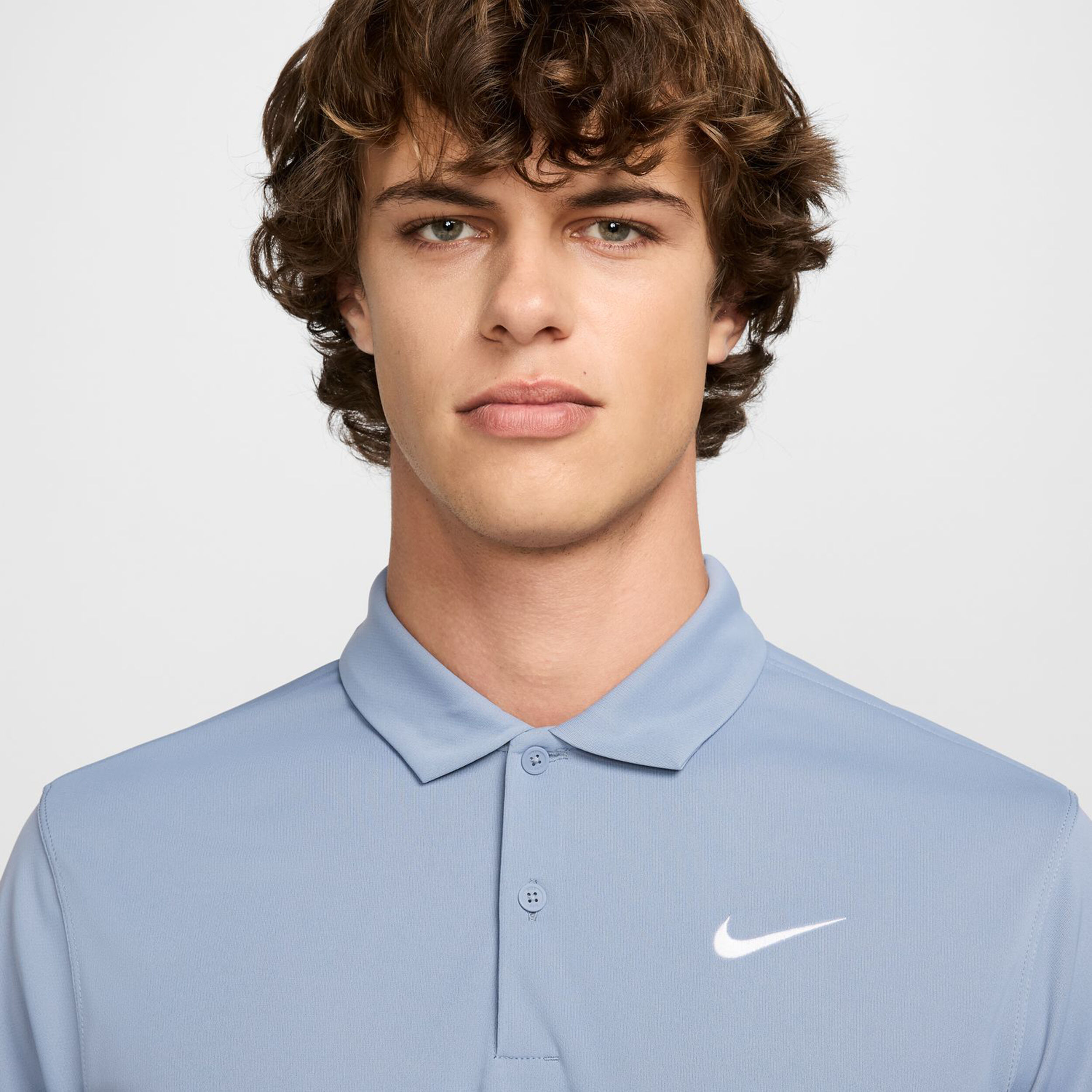 Nike Court Dri-Fit Solid Polo Hommes - Gris