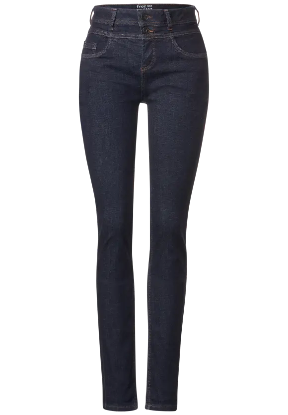 Free to move  Jeans - deep indigo rinsed wash