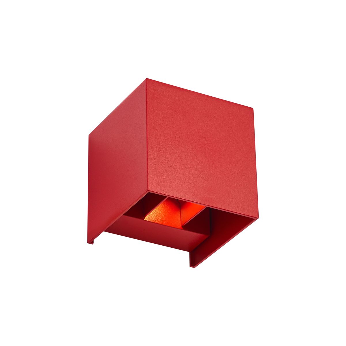 Moderne buiten wandlamp donker rood incl. LED IP54 - Edwin
