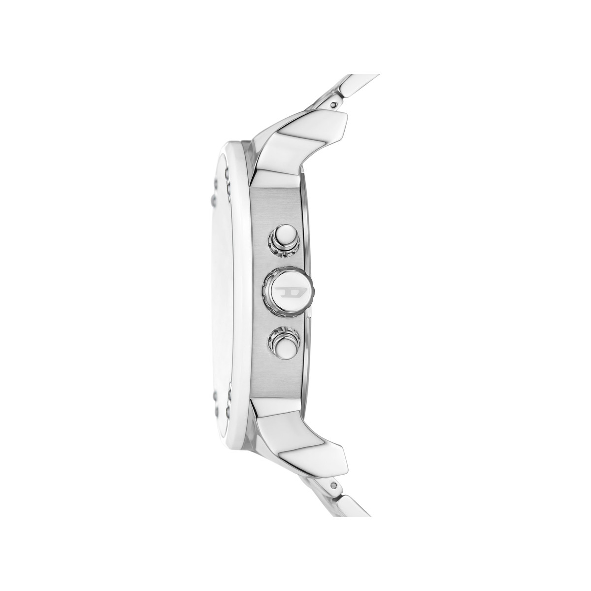 Montre DIESEL the daddies homme bracelet acier inoxydable gris clair