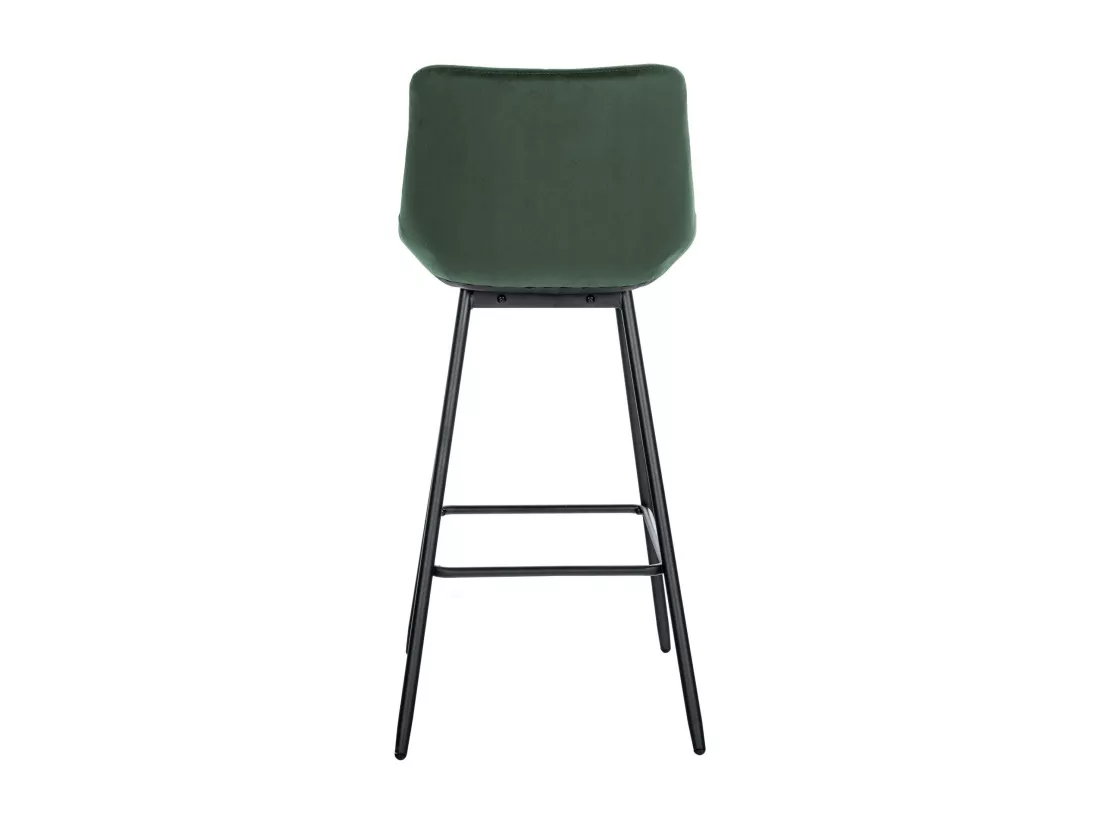 Tabouret de bar - Velours & Métal - Vert foncé - Weston