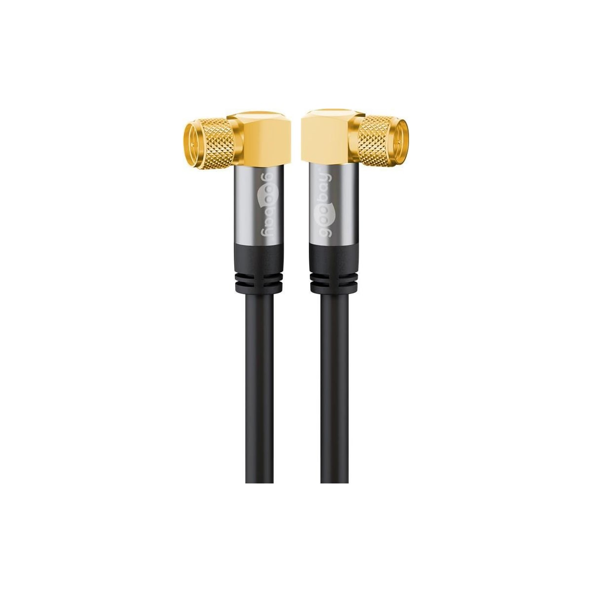 Goobay SAT-antennekabel (type 135 dB), 4x skjermet