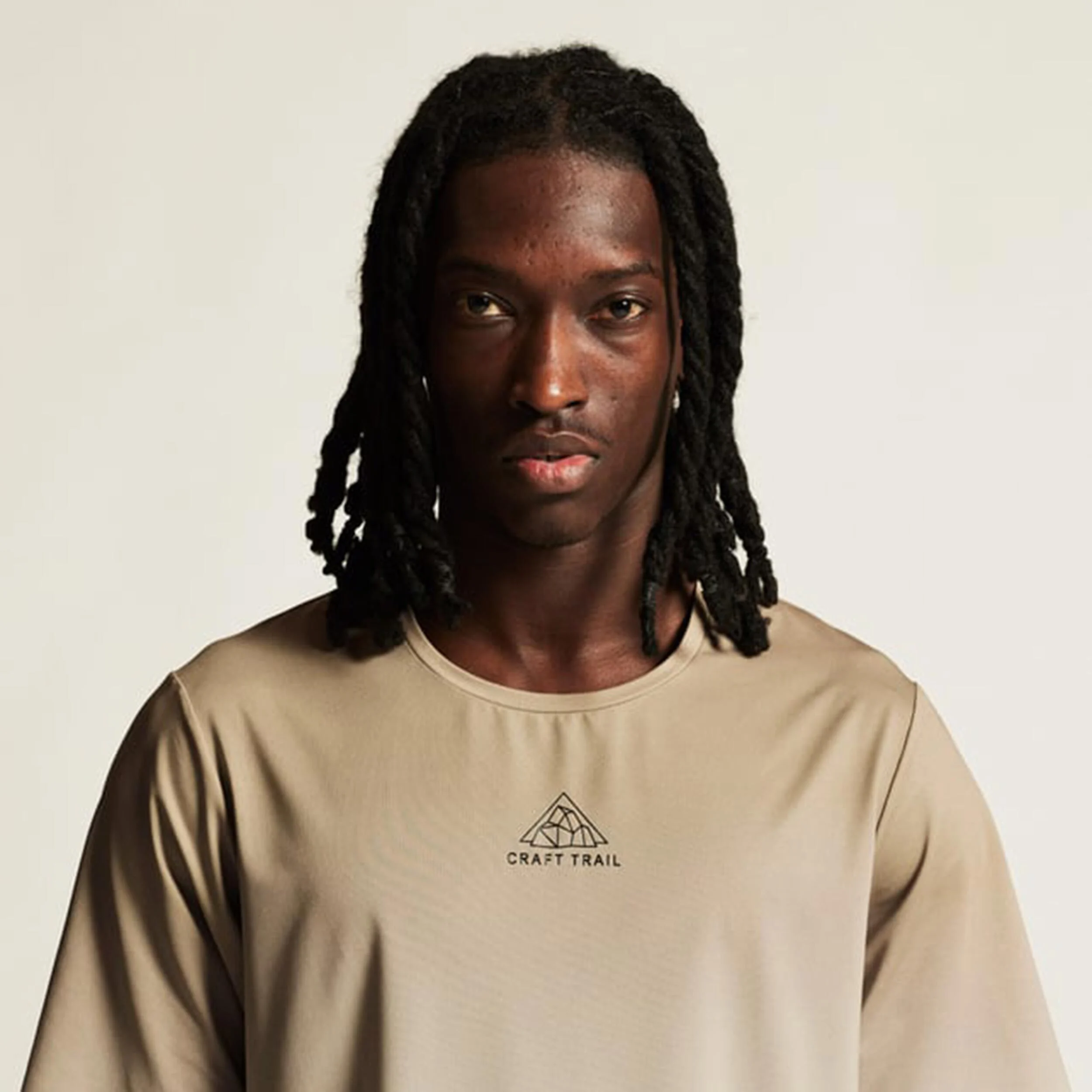 Craft Pro Trail Tee 2 Maillot De Course Hommes - Beige