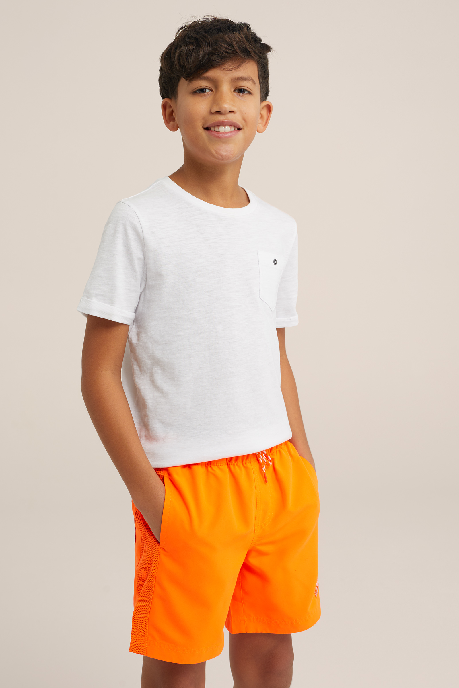 Jongens zwemshort WE Fashion Feloranje