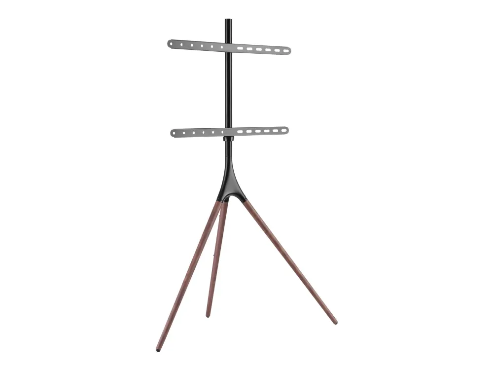 TECHly - Stativ - stativ med ben - for fladt panel - mørk valnød - skærmstørrelse: 45