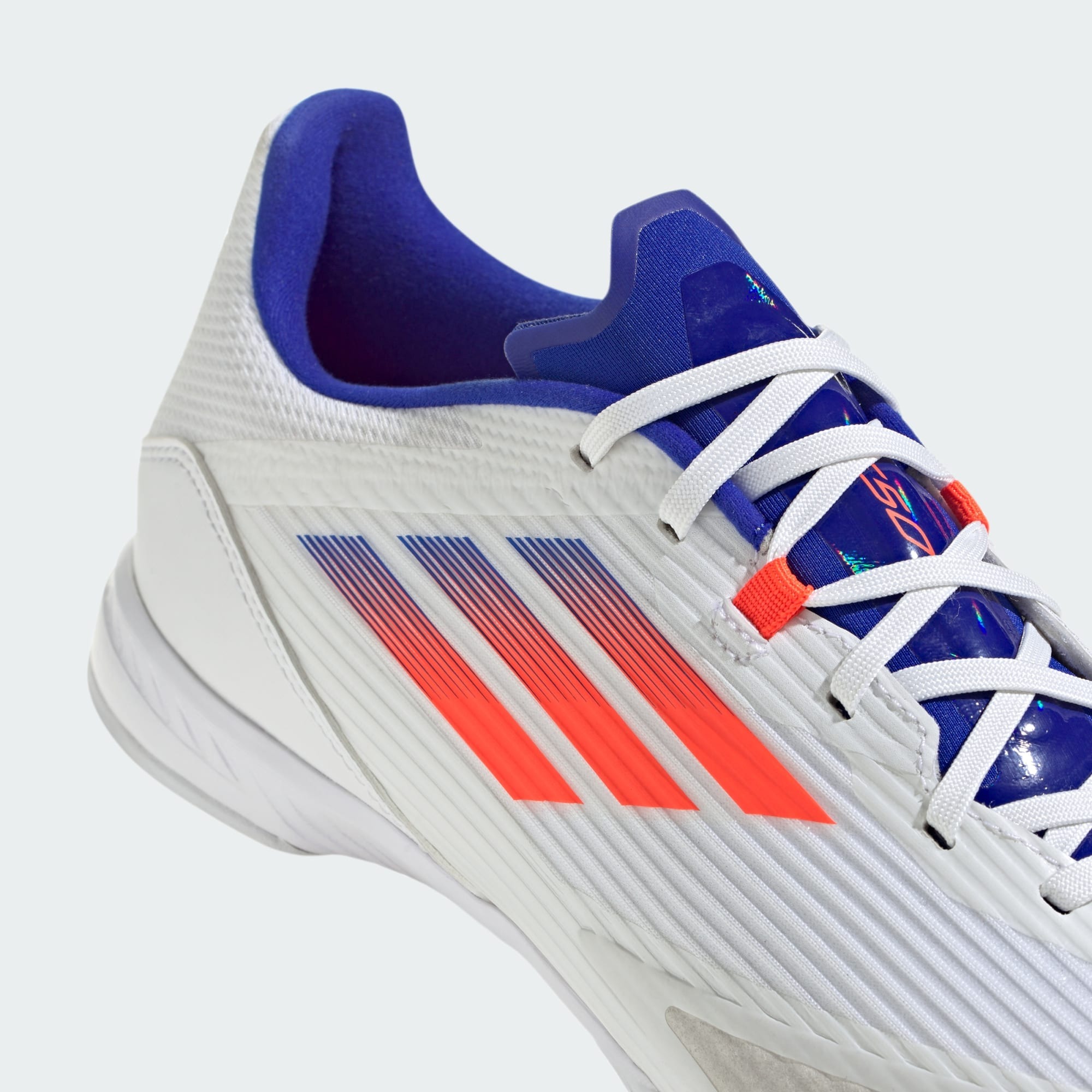 F50 League IN Unisex Cloud White/Solar Red/Lucid Blue