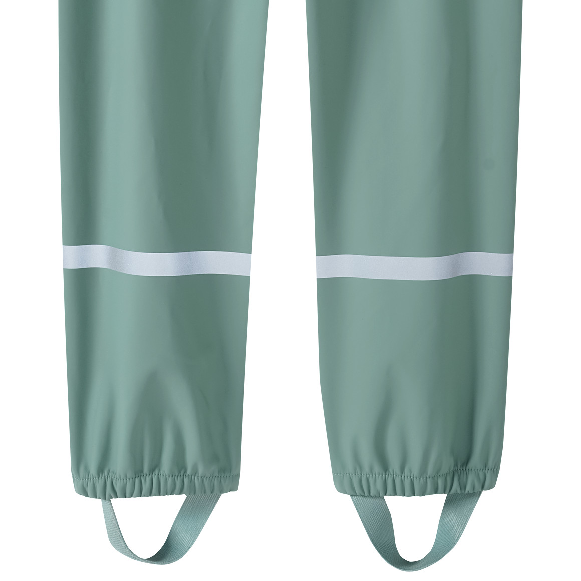 Famy Kinder Regenhose mit Reflektoren salbei