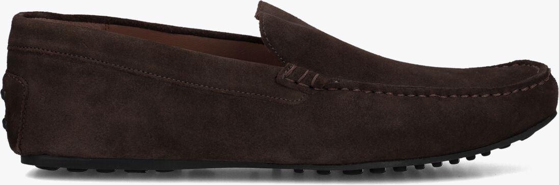 bruine stefano lauran mocassins 2 gesp bio slipper