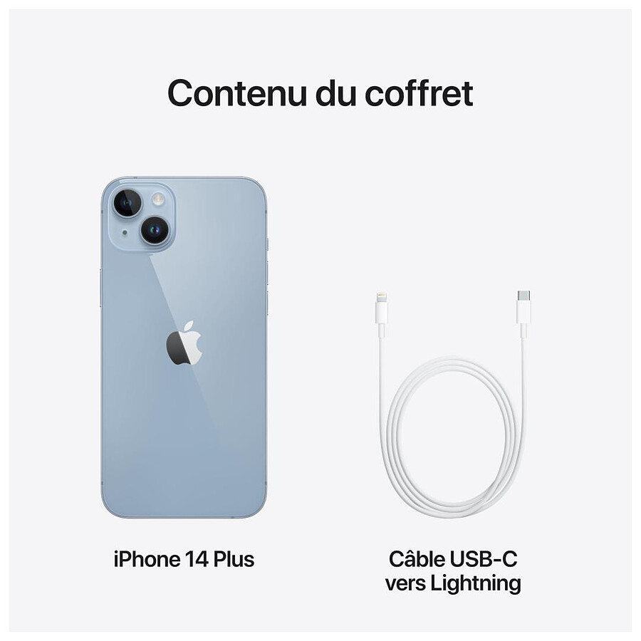 Apple iPhone 14 Plus Bleu - 128 Go · Reconditionné