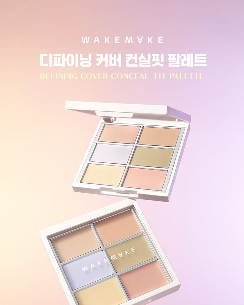 WAKEMAKE - Defining Cover Concealfit Palette - 2 soorten