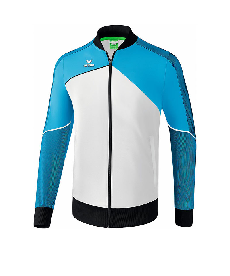 Erima Premium One 2.0 Präsentationsjacke Hellblau