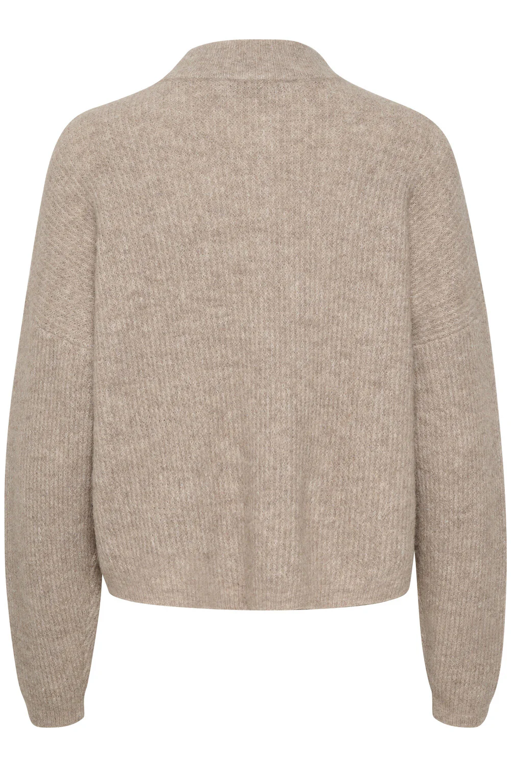 GESTUZ  AlphaGZ uldcardigan - Warm Sand Melange