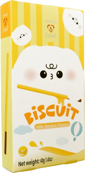 Tokimeki biscuit sticks bananen smaak 40 gr